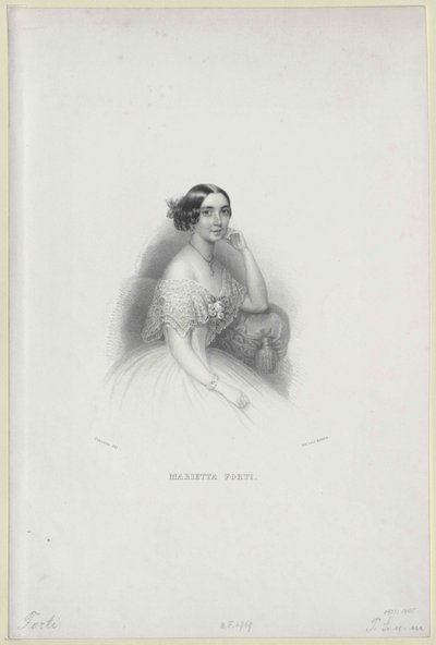 Marietta Forti by Artist Unknown