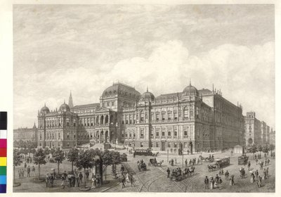 New university in Vienna by Artist Unknown