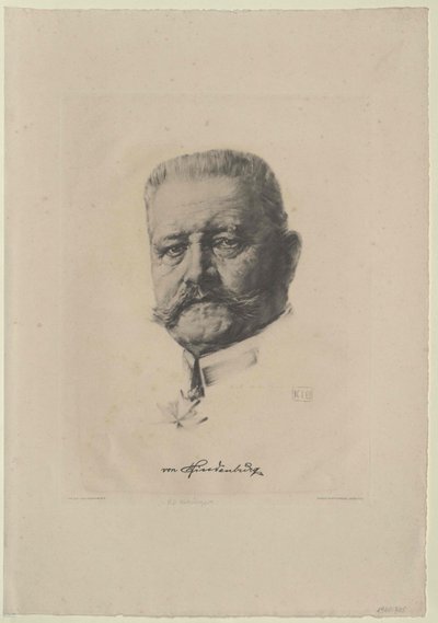 Paul von Beneckendorff und von Hindenburg by Artist Unknown