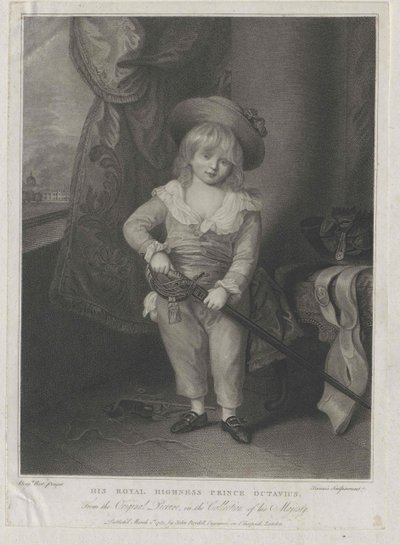 Prince Octavius of England by Artist Unknown