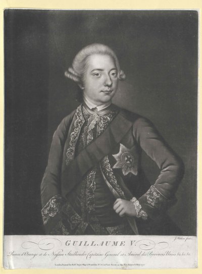 Prince William V of Orange-Nassau by Artist Unknown