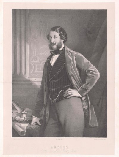 Prince of Saxe-Coburg-Gotha August by Artist Unknown