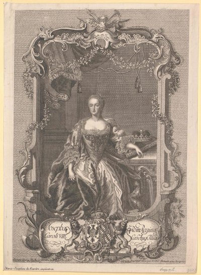 Princess Maria Josefa of Bavaria by Artist Unknown