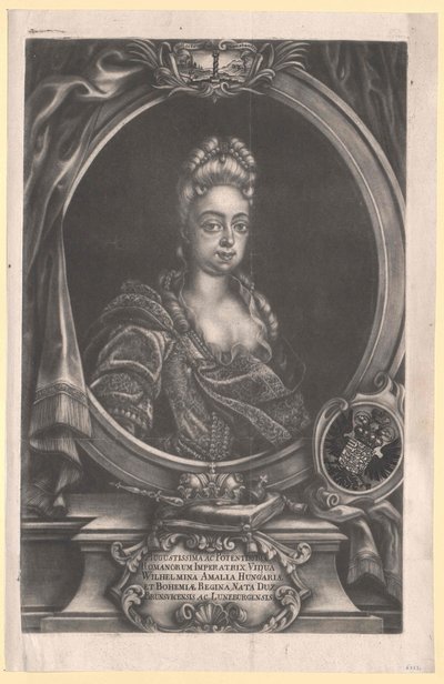 Princess of Brunswick-Lueneburg Wilhelmine Amalie by Artist Unknown