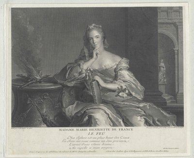 Princess Marie Henriette of France by Artist Unknown