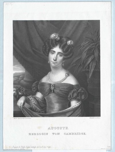 Princess Auguste of Hesse-Kassel by Artist Unknown