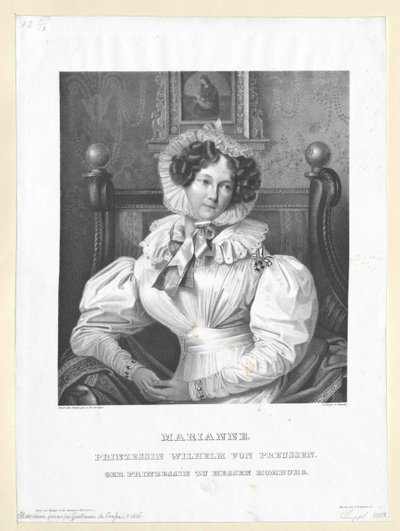 Princess Maria Anne of Hessen-Homburg by Artist Unknown