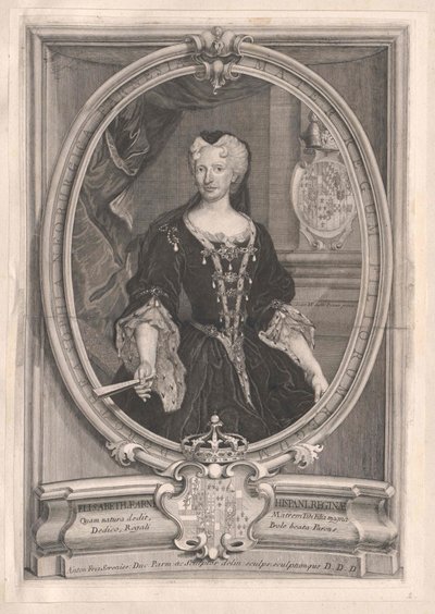 Princess of Parma-Farnese Elisabeth by Artist Unknown