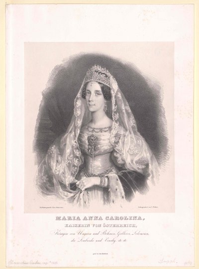 Princess Maria Anna of Savoy-Sardinia by Artist Unknown