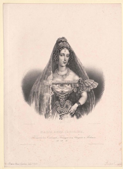 Princess Maria Anna of Savoy-Sardinia by Artist Unknown