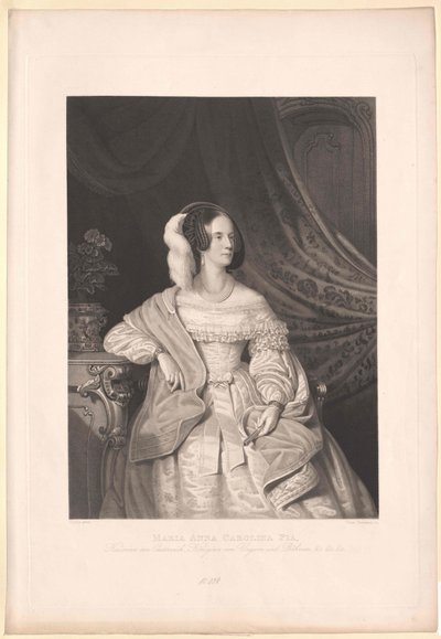 Princess of Savoy-Sardinia Maria Anna by Artist Unknown