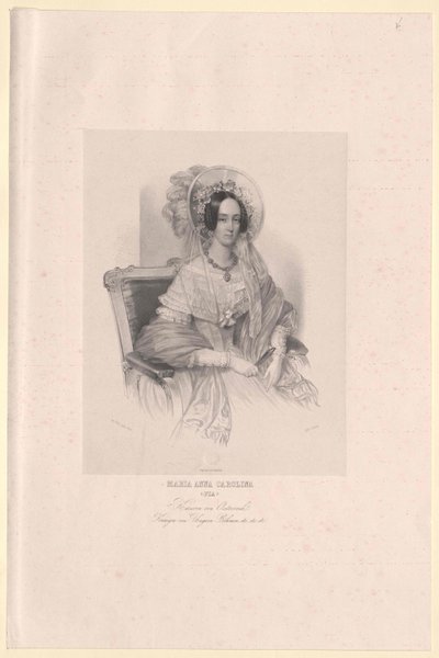 Princess of Savoy-Sardinia Maria Anna by Artist Unknown