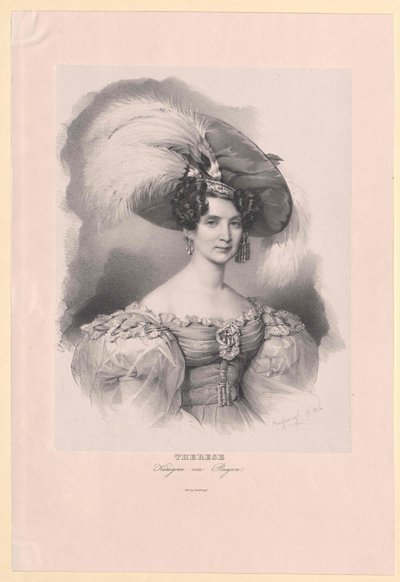 Princess Therese of Saxe-Hildburghausen (1792-1854) by Artist Unknown