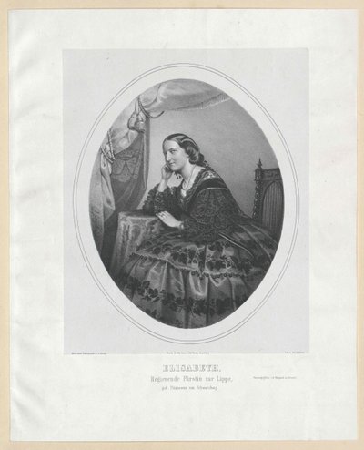 Princess Elisabeth of Schwarzburg-Rudolstadt by Artist Unknown