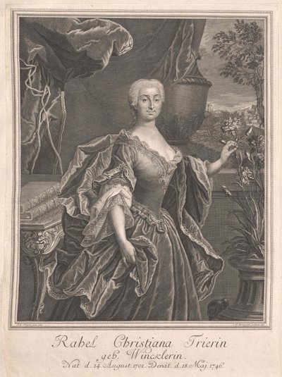 Rahel Christiana Winckler by Artist Unknown