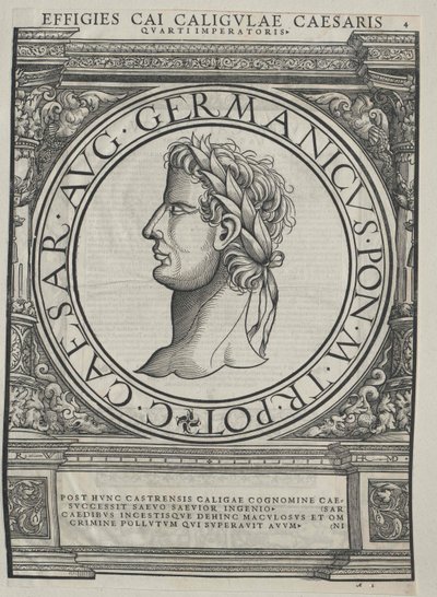 Roman Emperor Caligula by Artist Unknown