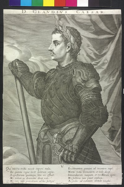 Roman Emperor Claudius by Artist Unknown