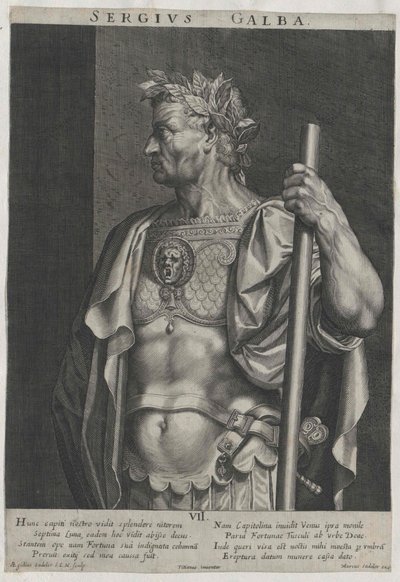 Roman Emperor Galba by Artist Unknown