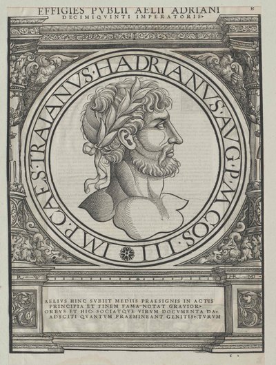 Roman Emperor Hadrian by Artist Unknown