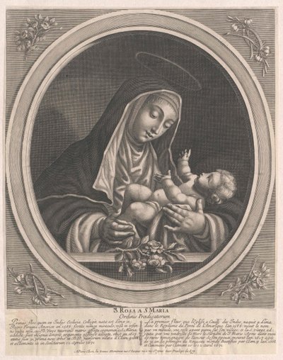 Saint Rose of Lima by Artist Unknown
