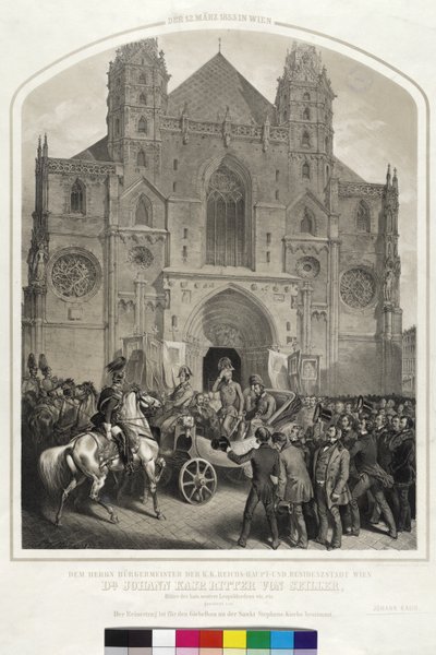 The 12th March 1853 in Vienna by Artist Unknown