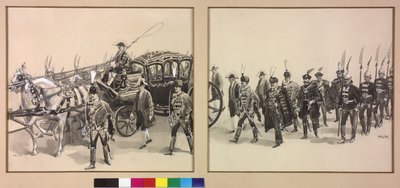 The Hungarian Imperial Regalia by Artist Unknown
