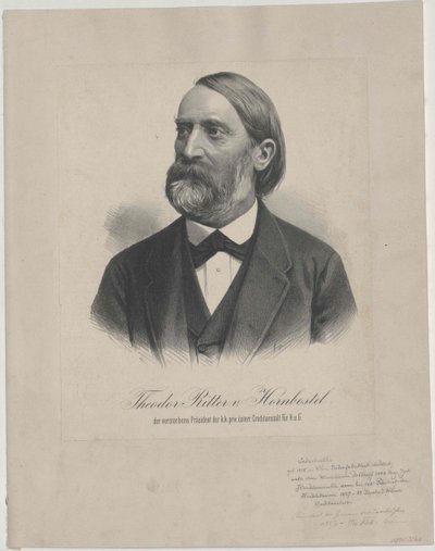 Theodor Ritter Hornbostel by Artist Unknown