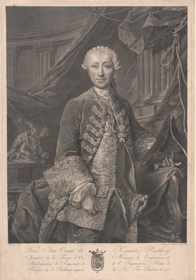 Wenzel Anton, Prince von Kaunitz-Rietberg by Artist Unknown