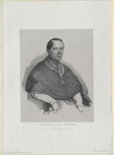 Wilhelm Baron Schneeburg to Salthaus and Disk by Artist Unknown