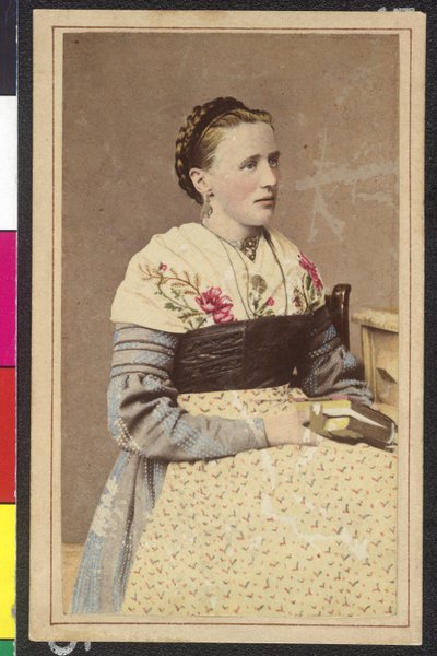 Woman in Livery - Salzburg? by Artist Unknown