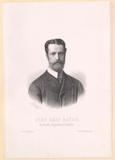Count Zeno Goess by Artist Unknown