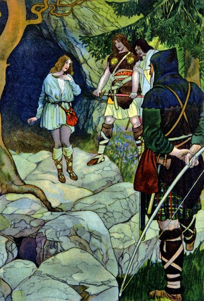 Cymbeline, Play by William Shakespeare, c.1880 by Artus Scheiner