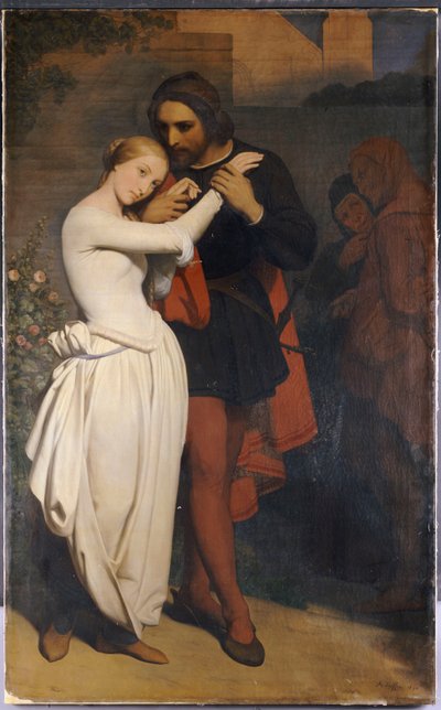 Faust and Margaret in the Garden, 1846 by Ary Scheffer