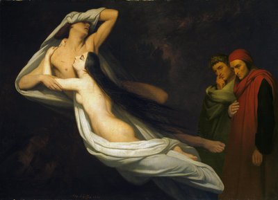 Paolo and Francesca by Ary Scheffer
