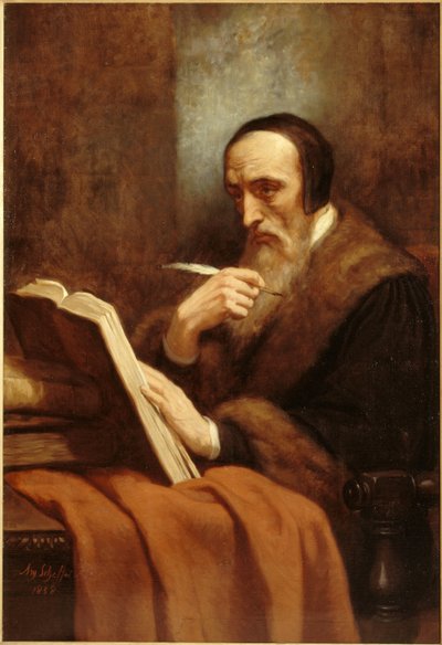 Portrait of John Calvin by Ary Scheffer