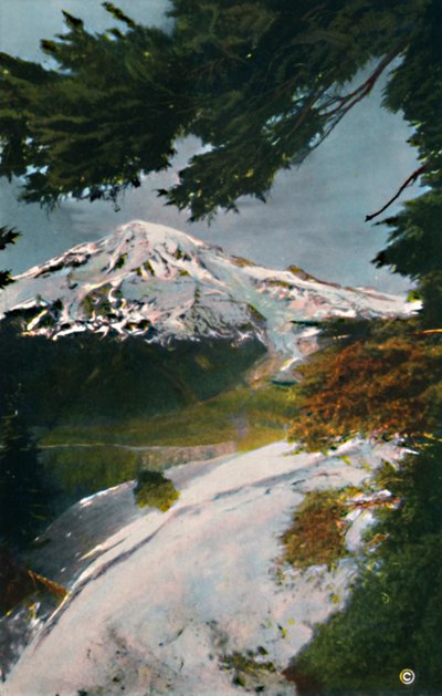 Mount Tacoma from Eagle Peak, Washington, c1916 by Asahel Curtis