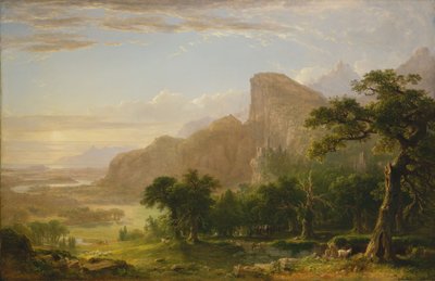 Landscape Scene from "Thanatopsis" by Asher Brown Durand