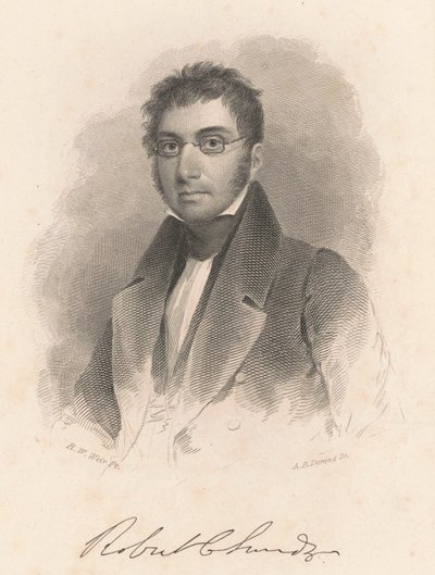 Robert C. Sands by Asher Brown Durand, after Robert Weir
