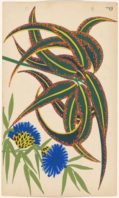 Design for Embroidery of Flowers by Atelier Martine