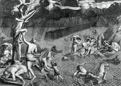 Scene of the Deluge by Athanasius Kircher