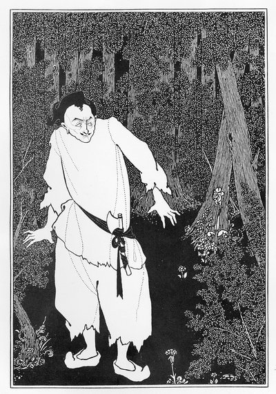 Ali Baba in the Woods by Aubrey Beardsley