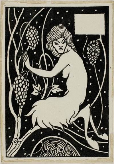 Decorative Study: Satyr by Aubrey Beardsley
