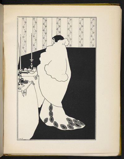 Illustration Depicting a Woman by Aubrey Beardsley
