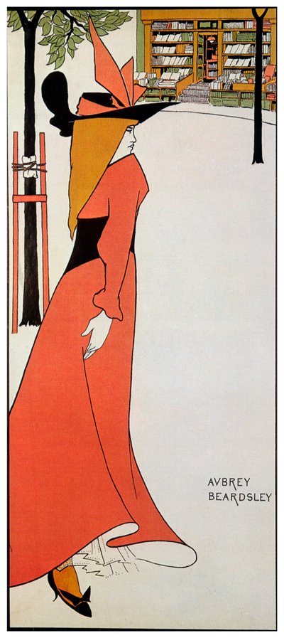 The Pseudonym and Antonym Libraries, 1895 by Aubrey Beardsley