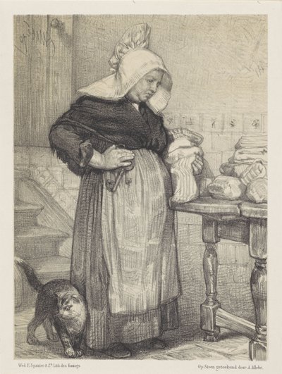 Peasant Woman by August Allebe