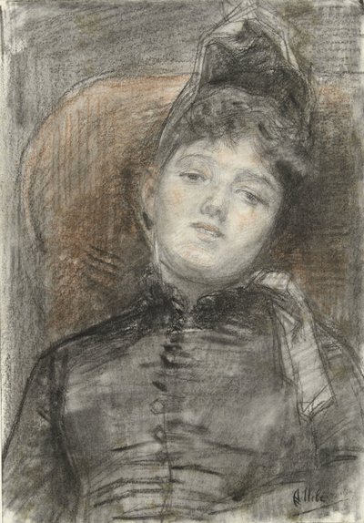 The Tipsy Model by August Allebe