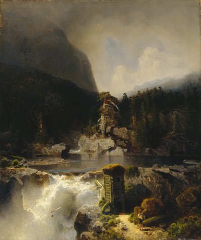 Mollefossen by August Cappelen