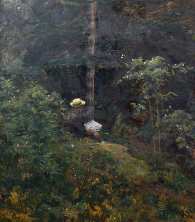 Forest Interior by August Eiebakke