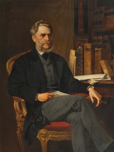 Leo Count Thun-Hohenstein by August Eisenmenger