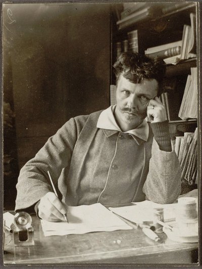 Self-Portrait by August Johan Strindberg